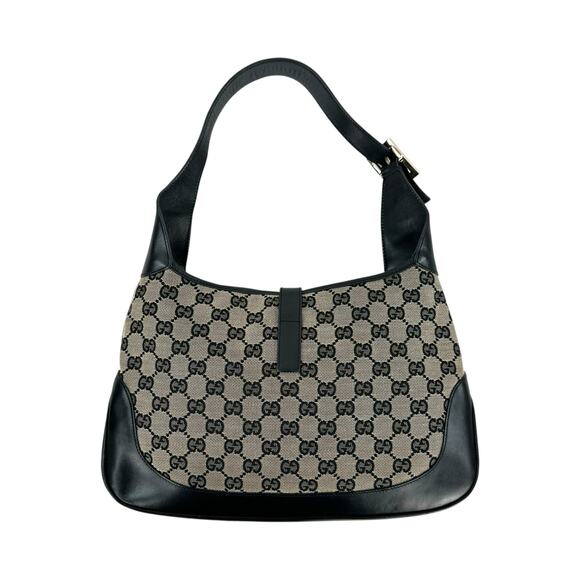 Gucci Monogram Canvas Jackie Shoulder Bag - Picture 2 of 7
